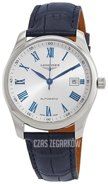 Longines Master Srebrny/Skóra Ø40 mm L2.793.4.79.2