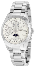 Longines Conquest Srebrny/Stal Ø42 mm L2.798.4.72.6