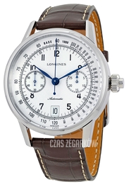 Longines Heritage Biały/Skóra Ø41 mm L2.800.4.23.2