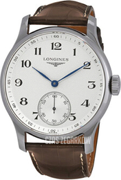 Longines Master Srebrny/Skóra Ø47.5 mm L2.840.4.78.3