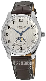 Longines Master Srebrny/Skóra Ø42 mm L2.919.4.78.3