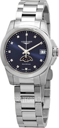 Longines Conquest Ladies Niebieski/Stal Ø29.5 mm L3.380.4.97.6
