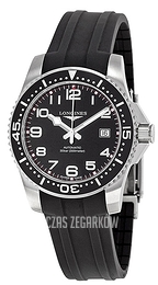 Longines HydroConquest Czarny/Guma Ø41 mm L3.689.4.53.2