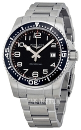 Longines HydroConquest Czarny/Stal Ø41 mm L3.689.4.53.6