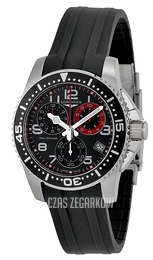 Longines HydroConquest Czarny/Guma Ø41 mm L3.690.4.53.2