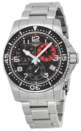 Longines HydroConquest Czarny/Stal Ø41 mm L3.690.4.53.6