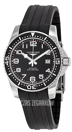 Longines HydroConquest Czarny/Guma Ø41 mm L3.695.4.53.2