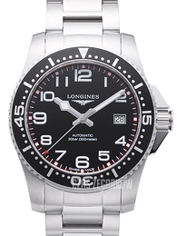 Longines Conquest Czarny/Stal Ø41 mm L3.695.4.53.6