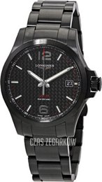 Longines Conquest V.H.P. Czarny/Stal Ø41 mm L3.716.2.66.6