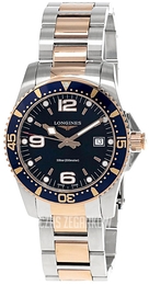 Longines Hydroconquest Niebieski/Stal w kolorze różowego złota Ø41 mm L3.740.3.98.7