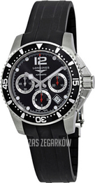 Longines HydroConquest Czarny/Guma Ø41 mm L3.744.4.56.2