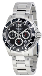 Longines HydroConquest Czarny/Stal Ø41 mm L3.744.4.56.6