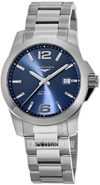 Longines Conquest Niebieski/Stal Ø43 mm L3.778.4.96.6