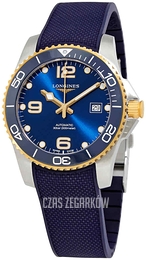Longines Hydroconquest Niebieski/Guma Ø41 mm L3.781.3.96.9