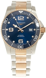 Longines Hydroconquest Niebieski/Stal w kolorze różowego złota Ø41 mm L3.781.3.98.7