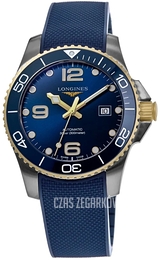 Longines HydroConquest Niebieski/Guma Ø43 mm L3.782.3.96.9