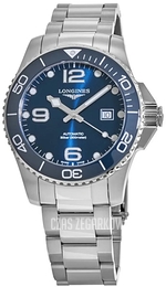 Longines Hydroconquest Niebieski/Stal Ø43 mm L3.782.4.96.6