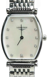 Longines La Grande Classique De Presence Biały/Stal L4.205.4.87.6