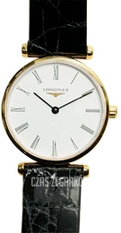 Longines Grande Classique Biały/Skóra Ø24 mm L4.209.1.11.2