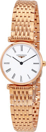 Longines Grande Classique Biały/Stal w kolorze różowego złota Ø24 mm L4.209.1.91.8