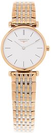 Longines La Grande Classique De Longines Biały/Stal w kolorze różowego złota Ø24 mm L4.209.1.92.7