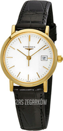 Longines Presences Biały/Skóra Ø23.5 mm L4.279.6.12.0