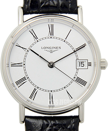 Longines Grande Classique Biały/Skóra Ø30 mm L4.320.4.11.2