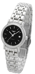 Longines Presences Czarny/Stal Ø25.5 mm L4.321.4.52.6