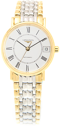 Longines Grande Classique Biały/Stal w odcieniu złota Ø30 mm L4.322.2.11.7