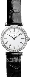 Longines La Grande Classique De Longines Biały/Skóra Ø24 mm L4.341.0.11.2