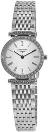 Longines La Grande Classique De Longines Biały/Stal Ø24 mm L4.341.0.11.6