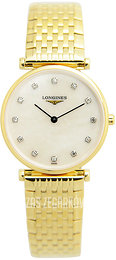 Longines La Grande Classique De Longines Biały/Stal w odcieniu złota Ø29 mm L4.512.2.87.8