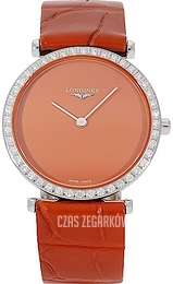 Longines La Grande Classique De Longines Pomarańczowy/Skóra Ø29 mm L4.523.0.92.2