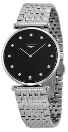 Longines Grande Classique Czarny/Stal Ø33 mm L4.709.4.58.6