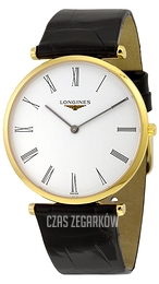 Longines Grande Classique Biały/Skóra Ø36 mm L4.755.2.11.2