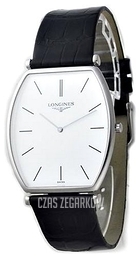 Longines Longines Grande Classique Biały/Skóra Ø35 mm L4.786.4.12.2