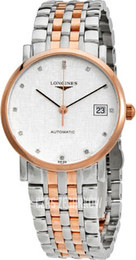 Longines Elegant Srebrny/18 karatowe różowe złoto Ø34.5 mm L4.809.5.77.7