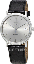 Longines Grande Classique Srebrny/Skóra Ø34.5 mm L4.821.4.72.2