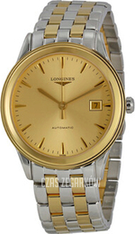 Longines Flagship Żółte złoto/Stal w odcieniu złota Ø38.5 mm L4.874.3.32.7