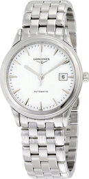 Longines Flagship Biały/Stal Ø38.5 mm L4.874.4.12.6