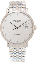Longines Elegant Szary/Stal Ø39 mm L4.910.4.77.6