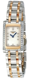 Longines DolceVita Biały/18 karatowe różowe złoto L5.158.5.89.7