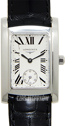 Longines DolceVita Biały/Skóra 22.4x26.85 mm L5.502.4.71.2