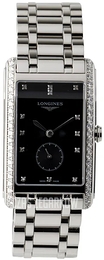 Longines DolceVita Czarny/Stal L5.512.0.57.6