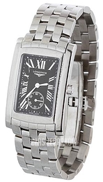Longines DolceVita Czarny/Stal 26.3x32.1 mm L5.655.4.79.6