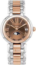 Longines Primaluna Szampański/18 karatowe różowe złoto Ø30.5 mm L8.115.5.61.7