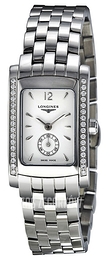 Longines DolceVita Biały/Stal 24x20 mm L5.155.0.16.6