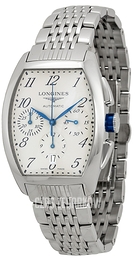 Longines Evidenza Biały/Stal 40x35 mm L2.643.4.73.6
