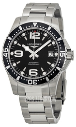 Longines Hydroconquest Czarny/Stal Ø39 mm L3.641.4.56.6