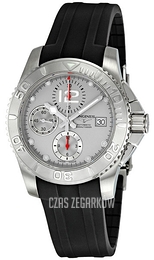 Longines HydroConquest Szary/Guma Ø41 mm L3.673.4.76.2
